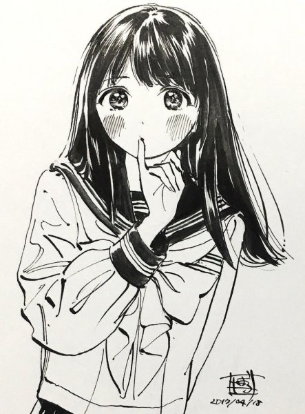 Манга тушью