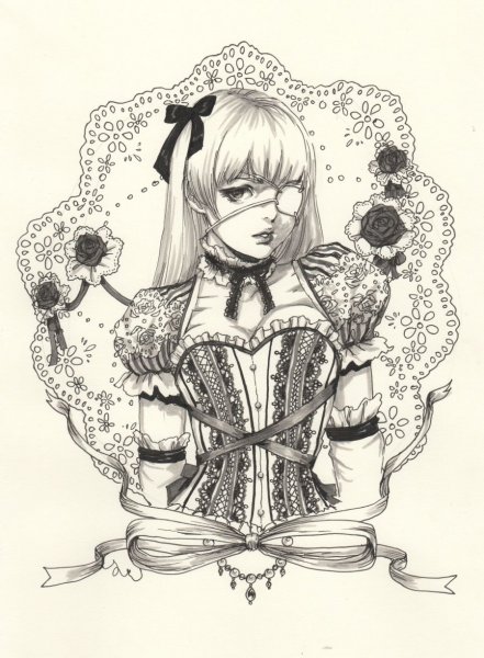 Манга тушью