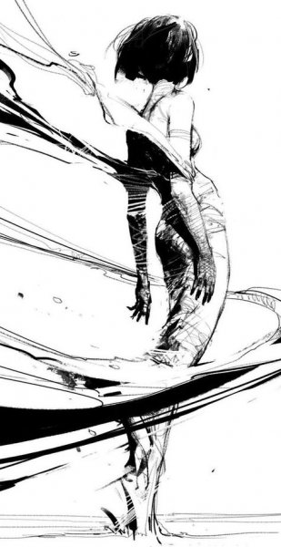 Аниме тушью