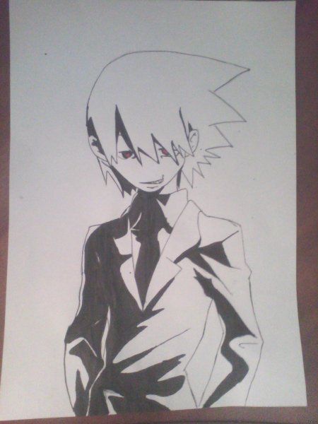 Нарисовано тушью аниме