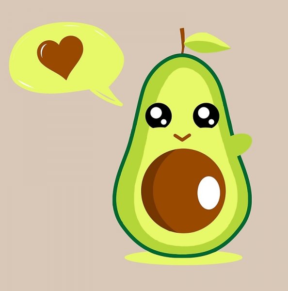 Кавайные фрукты