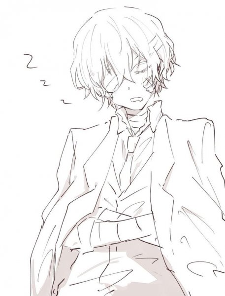 Осаму Дадзай Наброски