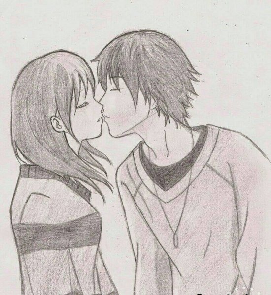 Рисунки для срисовки для влюбленных