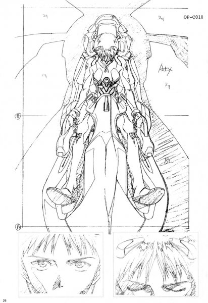 Раскадровки аниме Евангелион