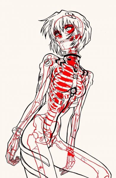 Евангелион Рей тату