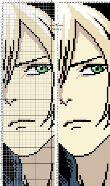 Аниме по клеточкам