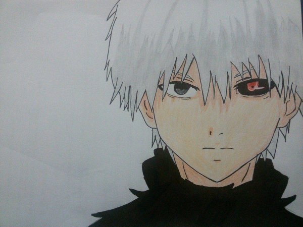 Канеки Кен фломастером