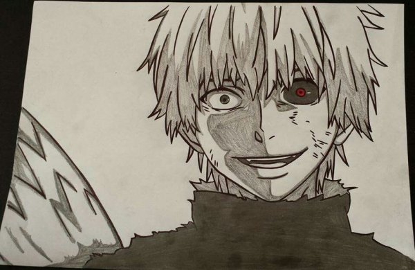 Канеки Кен для срисовки