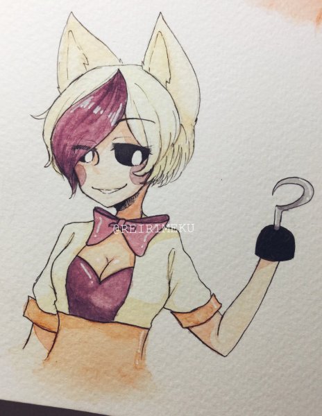 Арты ФНАФ легкие