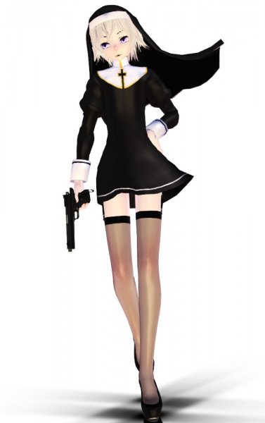 Аниме монахиня