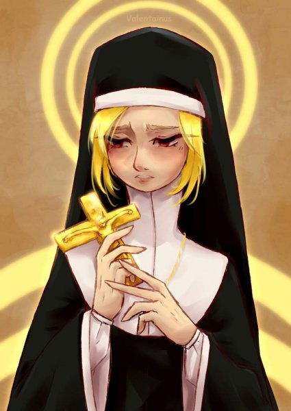 Темная монахиня арт
