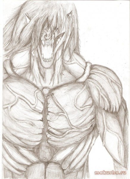 Рисование аниме монстров