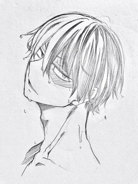 Шото Тодороки скетч