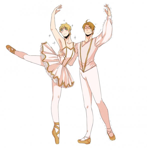 Аниме балет парень