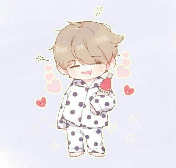 Чиби арт БТС тэхён