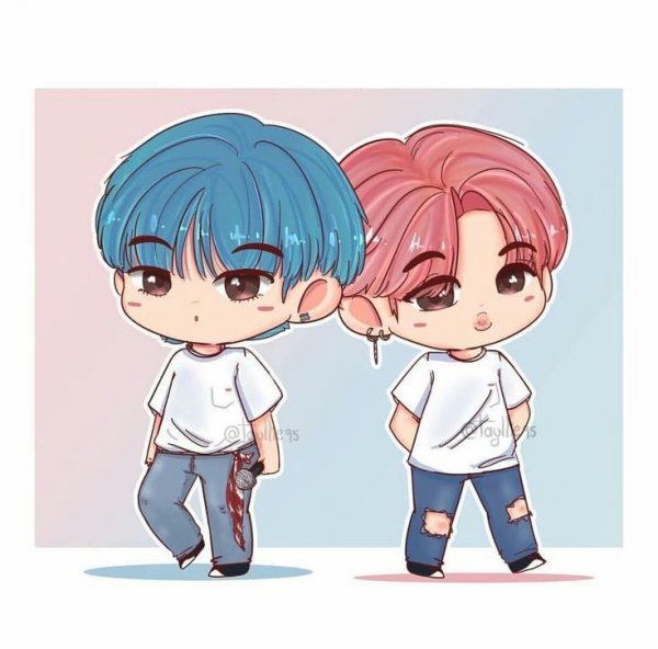 БТС аниме Чиби