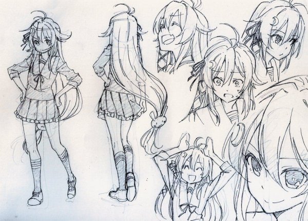 Стили рисования аниме персонажей