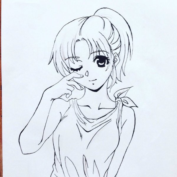 Кривые рисунки аниме