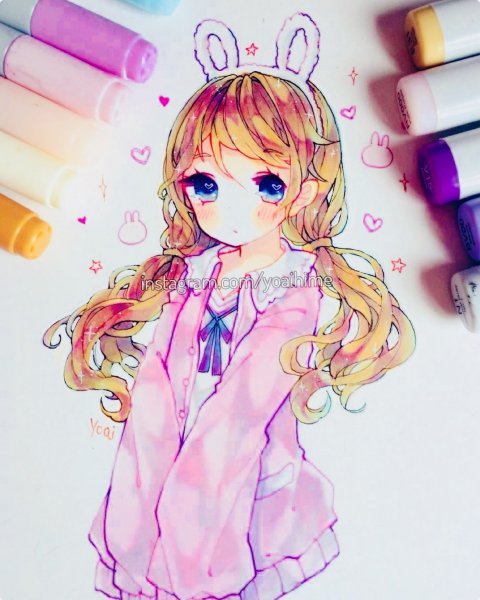 Аниме маркерами