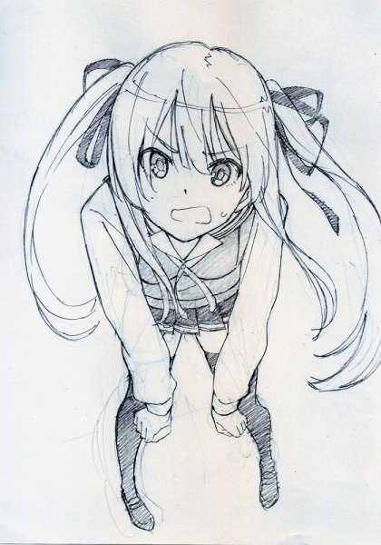 Аниме Наброски для рисования