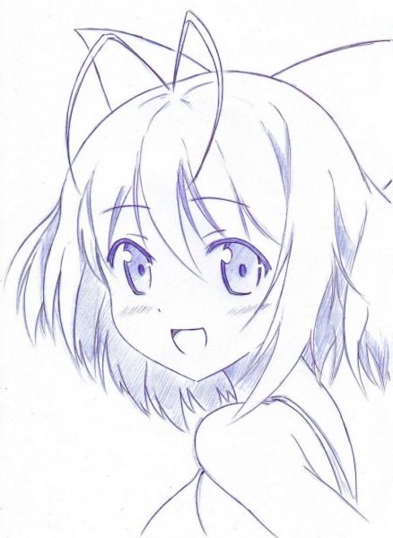 Аниме карандашом