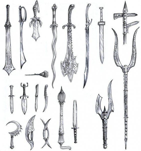 Холодное оружие референс