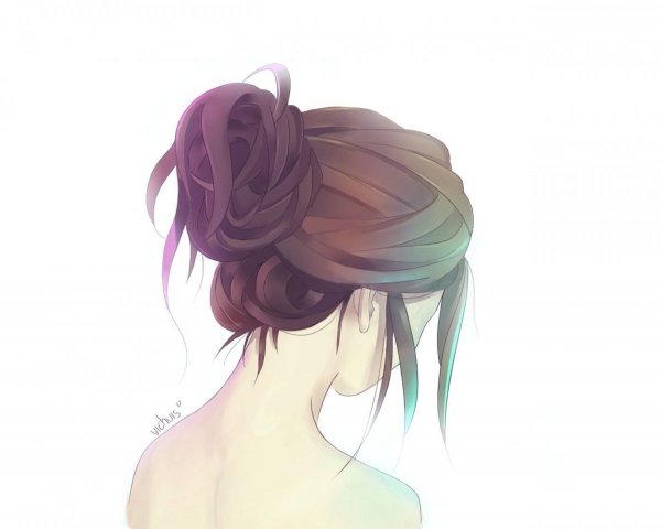 Аниме волосы девушек