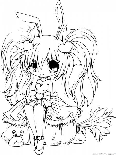 Раскраски аниме