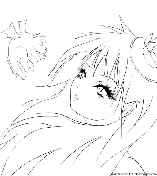 Раскраски аниме