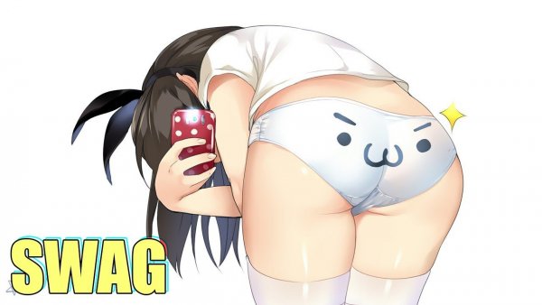 Рисованные девушки в трусиках