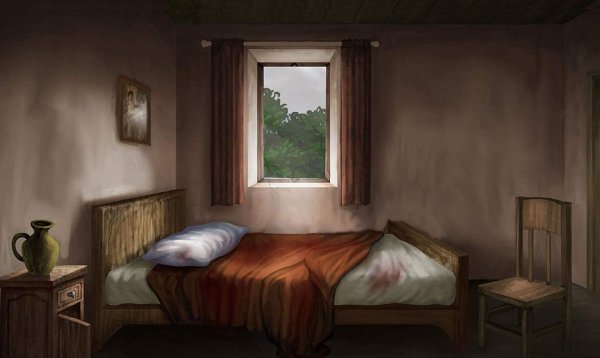 Комната с окном для арта