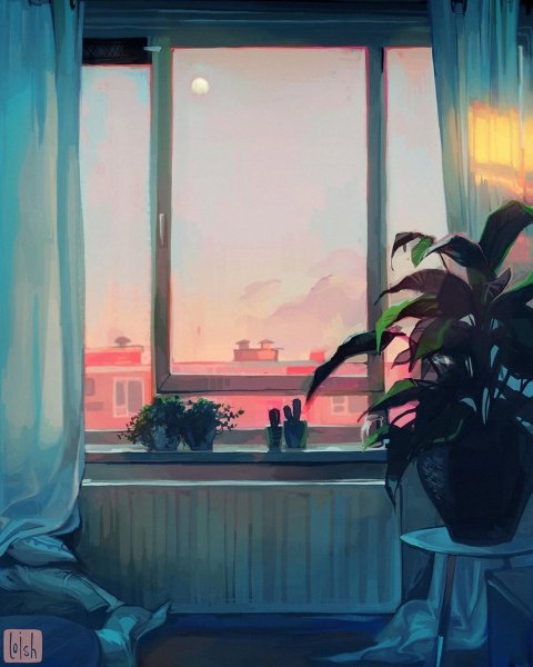 Окно из аниме