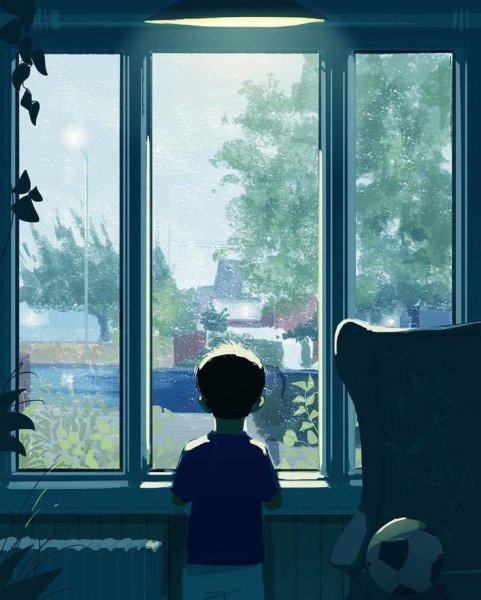 Человек у окна