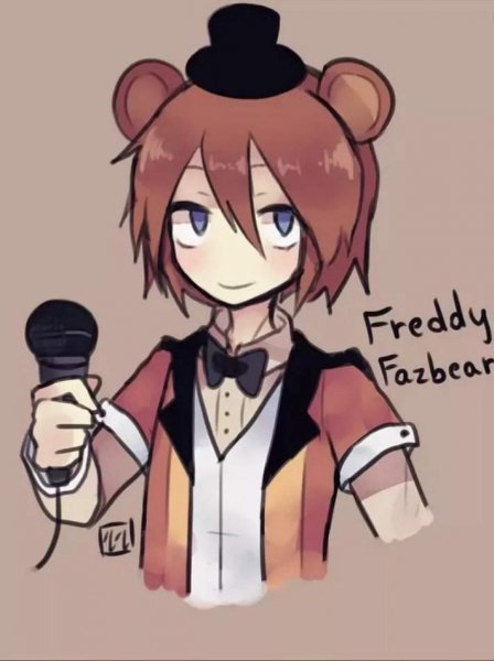 Фредди ФНАФ арт человек