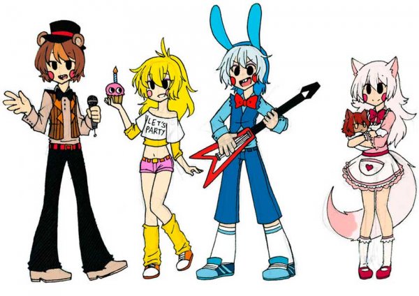 АНИМАТРОНИКИ аниме Фредди