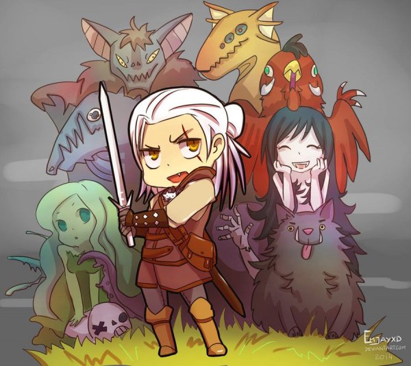 Геральт из Ривии аниме