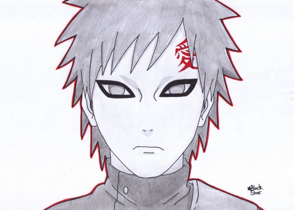 Гаара для срисовки