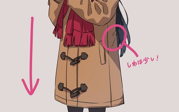 Пальто аниме стилистика
