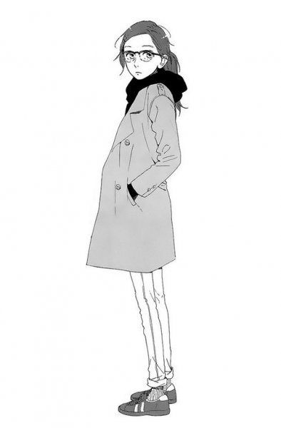 Манга девушка в полный рост