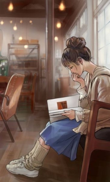 Уютное чтение иллюстрации