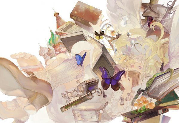 Летающая книга арт