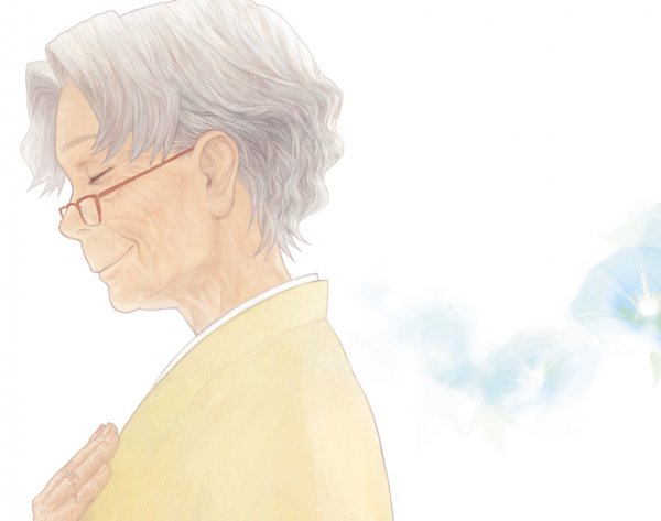 Аниме старушка арт