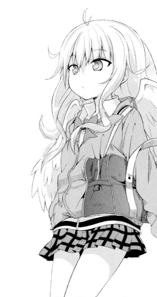 Раскраска аниме Габриэль бросает школу