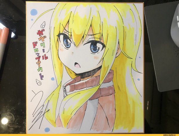 Габриэль бросает школу для срисовки