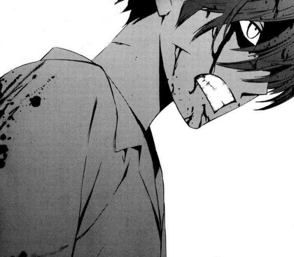 Аниме парень в гневе