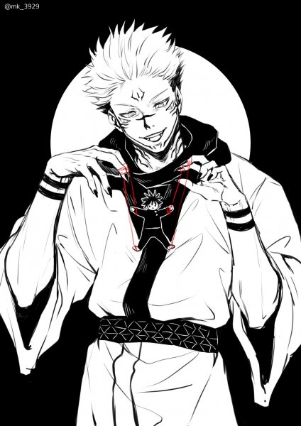 Jujutsu Kaisen сукуна и Юдзи