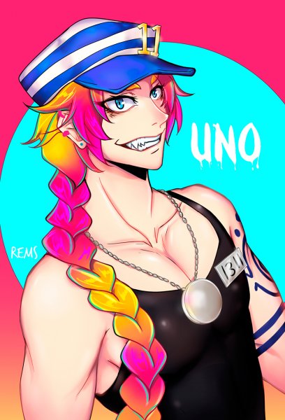 Уно из аниме Нанбака