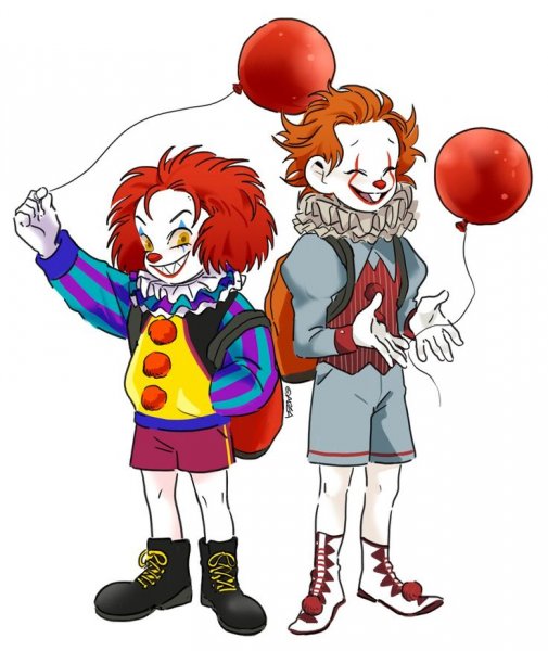 Девушка клоун арт