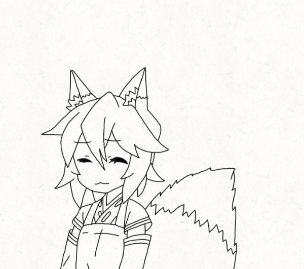 Раскраска аниме Сэнко Сан