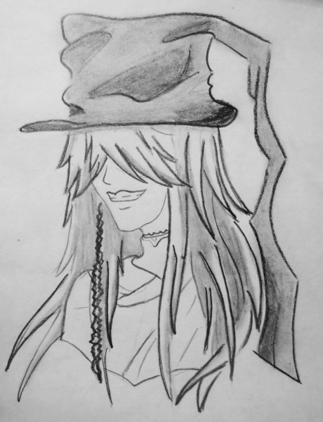 Тёмный дворецкий Гробовщик чб